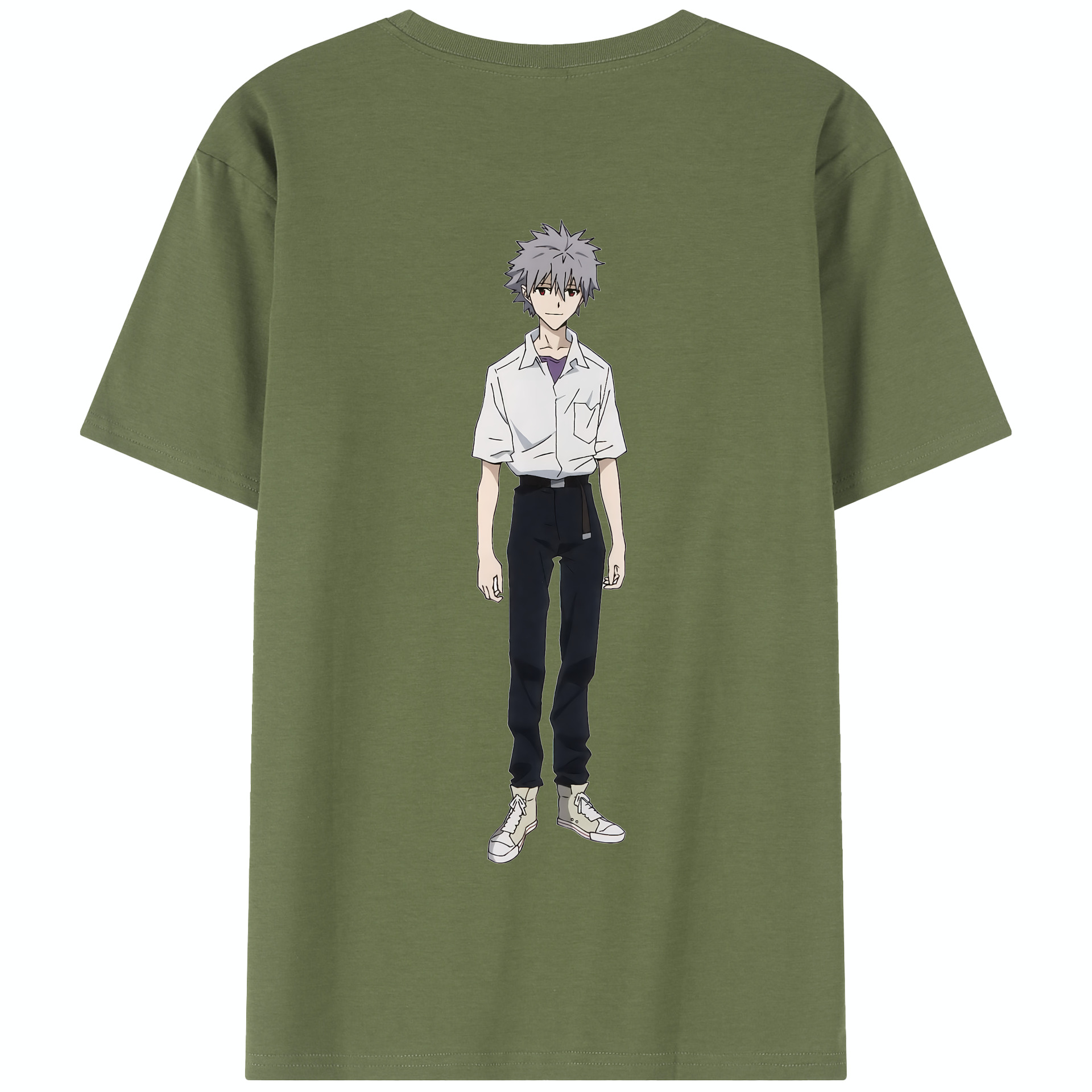 （画像用） EVA 新世紀エヴァンゲリオン 綿100％半袖Tシャツ（背面プリント）